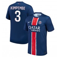 Fotbalové Dres Paris Saint-Germain Presnel Kimpembe #3 Domácí 2024-25 Krátký Rukáv